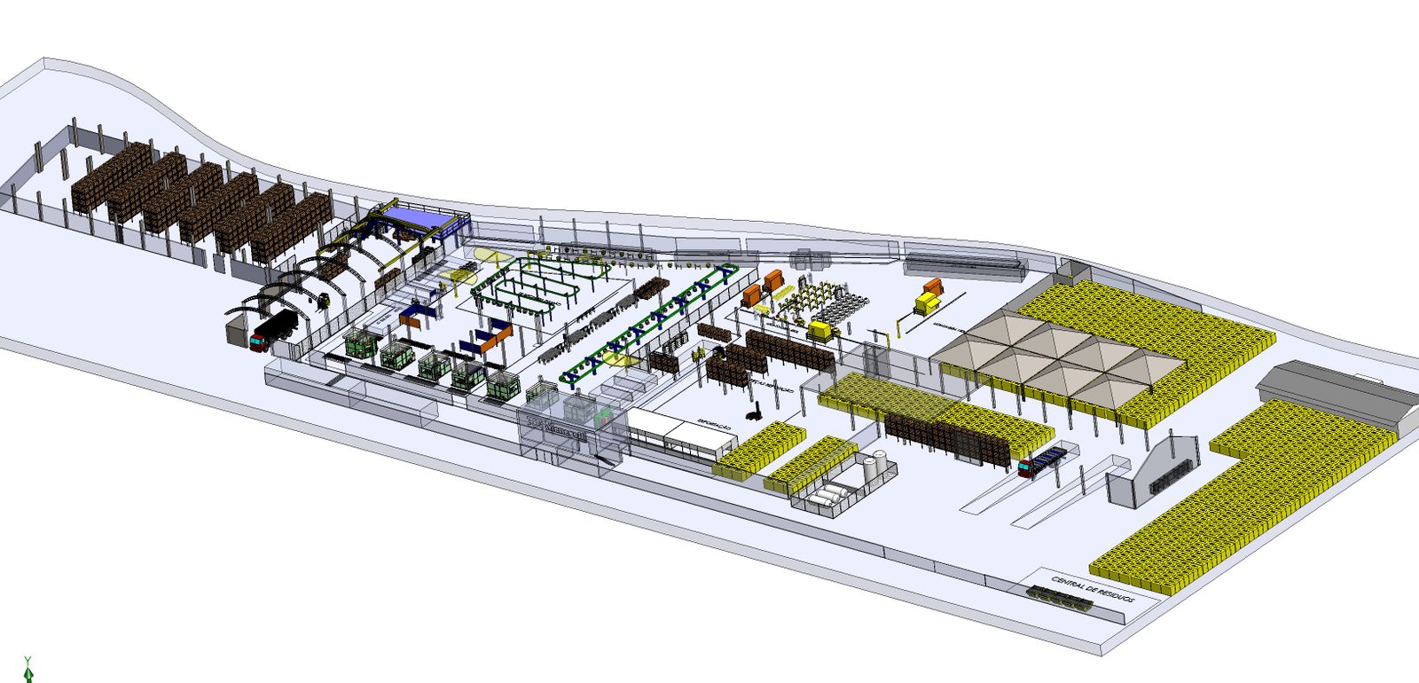 Modelagem 3D real — Grupo Menegotti — INDUSFLOW 3D™